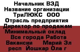 Начальник ВЭД › Название организации ­ ТриЛЮКС, ООО › Отрасль предприятия ­ Директор по продажам › Минимальный оклад ­ 1 - Все города Работа » Вакансии   . Марий Эл респ.,Йошкар-Ола г.